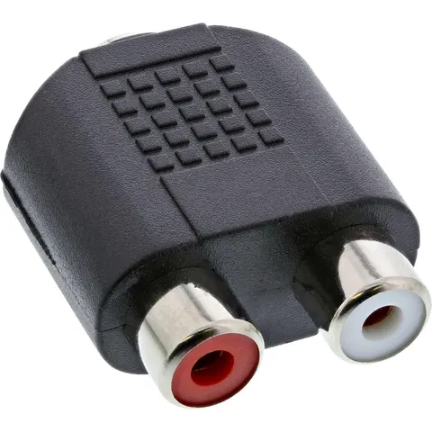 Tulp (v) - 3,5mm Jack (v) stereo audio adapter – afbeelding 2