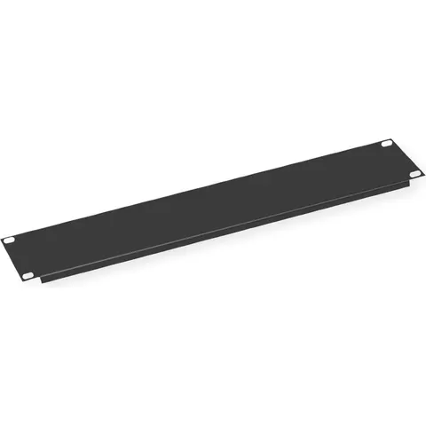 VALUE 19" Blindpaneel 2 HE , zwart – afbeelding 2