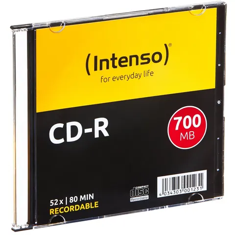 Intenso CD-R 700Mb 52x slimcase (10) – afbeelding 2