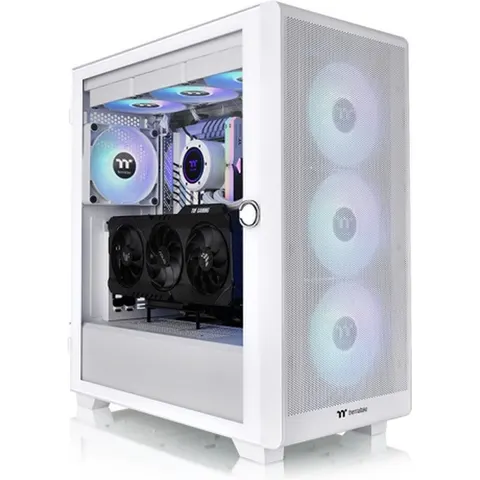 Thermaltake S250 TG Midi Tower Wit – afbeelding 2