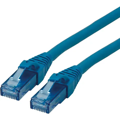 ROLINE Patchkabel Cat.6A UTP, Component Level, LSOH, blauw, 1,5 m – afbeelding 2