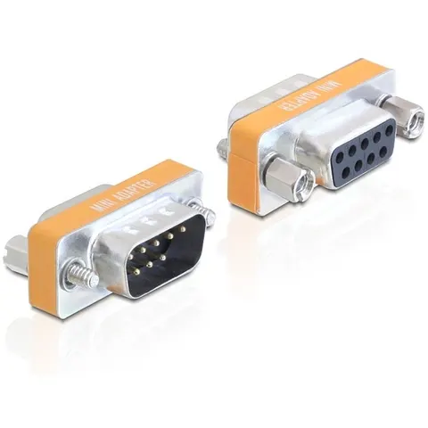 Delock - Sub-D 9 Nullmodem Gender changer – afbeelding 2
