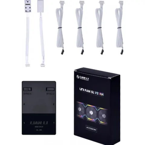 Lian Li Uni Hub SLV2 L-Connect 3 Controller White - Fan Controller - Wit – afbeelding 2