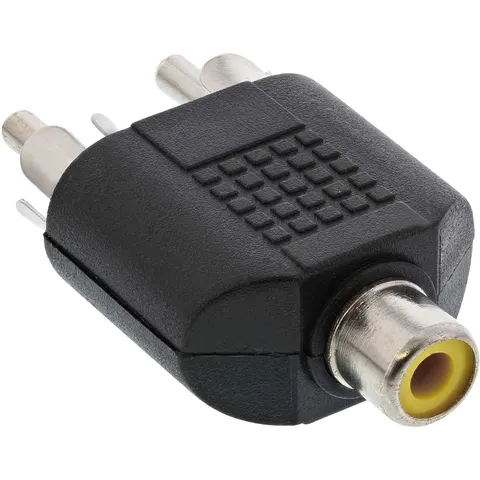 Subwoofer/Tulp stereo (m) - Tulp mono (v) audio adapter – afbeelding 2