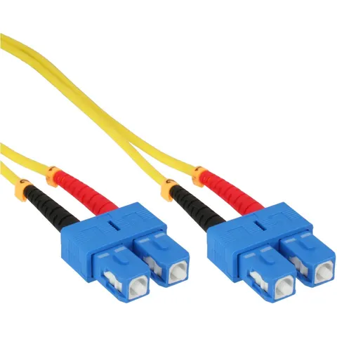 InLine® Glasvezelkabel, duplex, SC/SC, 9/125 µm, OS2, 25 m – afbeelding 2