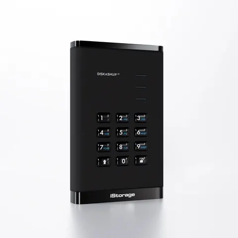 iStorage diskAshur3 SSD – externe Solid State Drive – 2TB – USB – 256-bit – Zwart – afbeelding 2