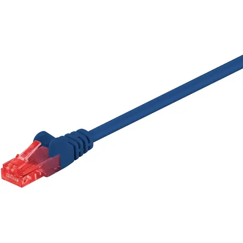 CAT6 UTP 0,50m blauw - CCA – afbeelding 2
