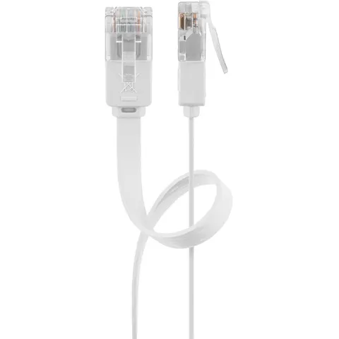 Wentronic CAT5E Netwerkkabel - RJ45 - Wit - 3 m – afbeelding 2