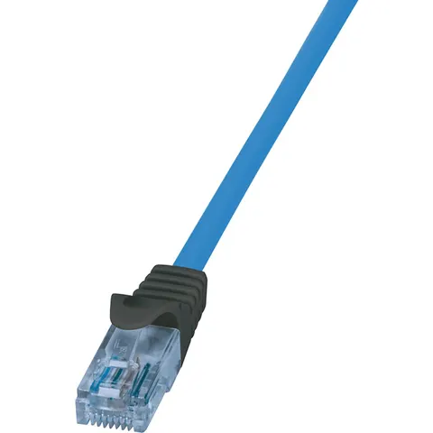 LogiLink CPP003 netwerkkabel Blauw 3 m Cat6a U/UTP – afbeelding 2