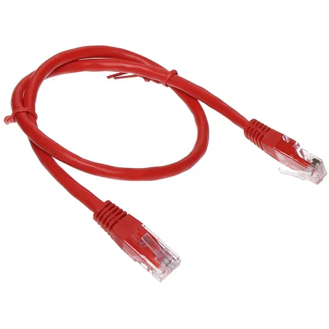 DELTA Serie - Patchkabel - RJ45 - 0.5 m - Rood – afbeelding 2