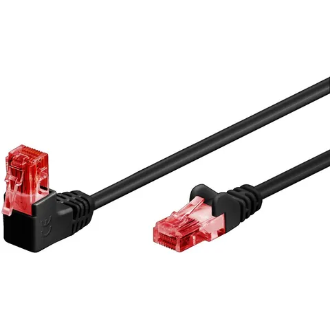 Câble RJ45 Cat6 coudé non blindé 50cm GOOBAY – image 2
