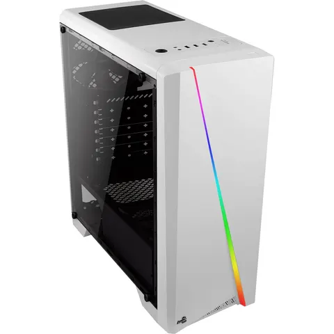 Micro ATX/ATX Midtower Case Aerocool CYLONW White – afbeelding 2