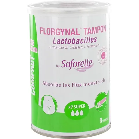 Saforelle Florgynal Compact Applicator Pad 9 Super – afbeelding 2