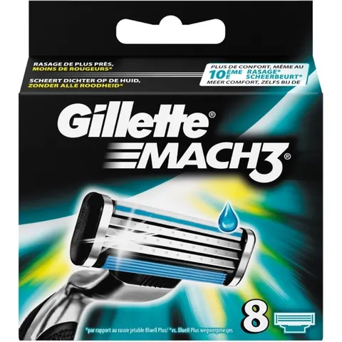 Gillette Mach3 - 8 stuks - Scheermesjes – afbeelding 2