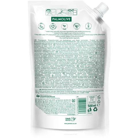 Palmolive Handzeep Hygiëne Plus Kitchen Navulzak 500 ml – afbeelding 3
