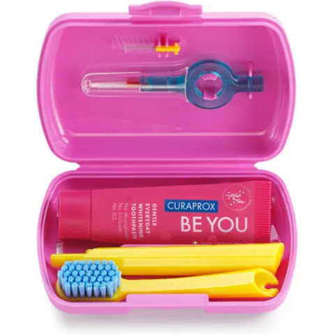 Curaprox Reisset Roze 1 set – afbeelding 2