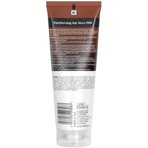 John Frieda Brilliant Brunette Conditioner - 250 ml – afbeelding 3