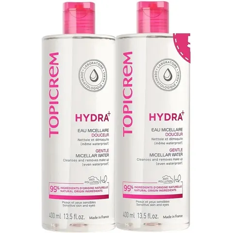 Topicrem HYDRA+ Eau Micellaire Douce Pack 2 x 400 ml – image 2