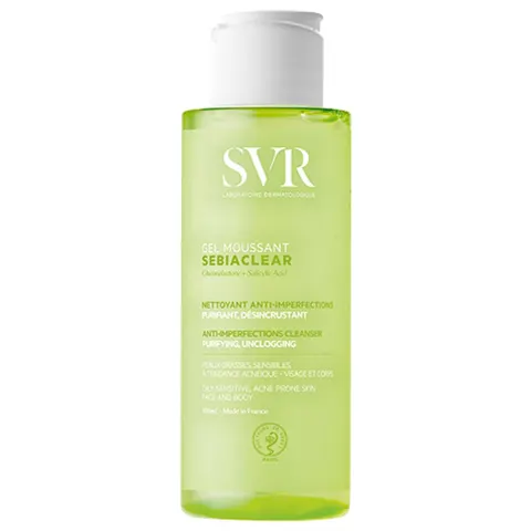 SVR Sebiaclear Gel Moussant Anti-Imperfections Peaux Grasses à Tendance Acnéique 100 ml - Flacon – image 2