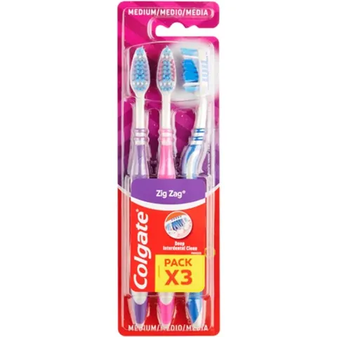 Colgate Zig Zag cepillo dientes #medium 3 uds – image 2