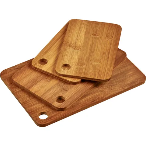 Kesper - Set van 4 snijplanken van donker bamboe – afbeelding 2