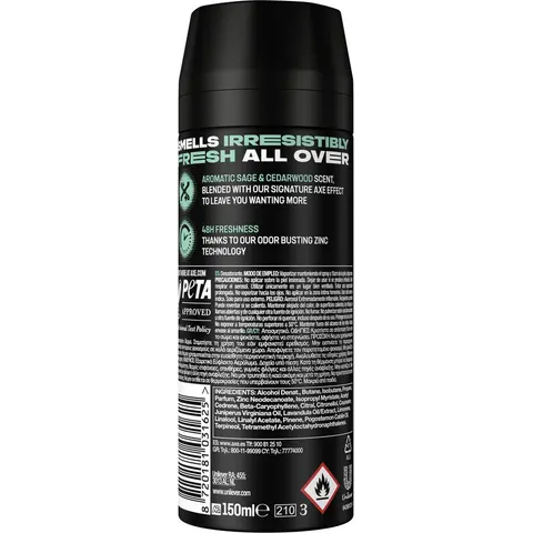 Axe - Deodorant - Spray - Apollo - 150ml – afbeelding 2