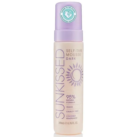 Sunkissed - Professional Dark Self Tan Mousse - 200ml – afbeelding 2