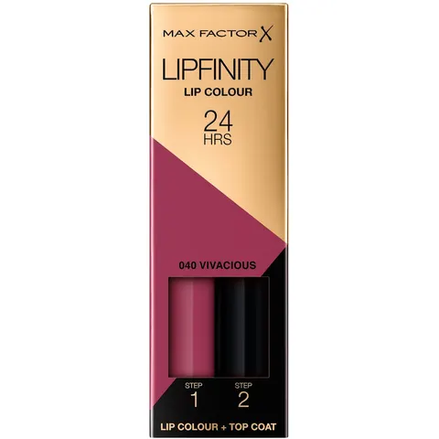 Max Factor Lipfinity Lip Kits, Nr. 040 - Vivacious, 2.3 ml – afbeelding 2