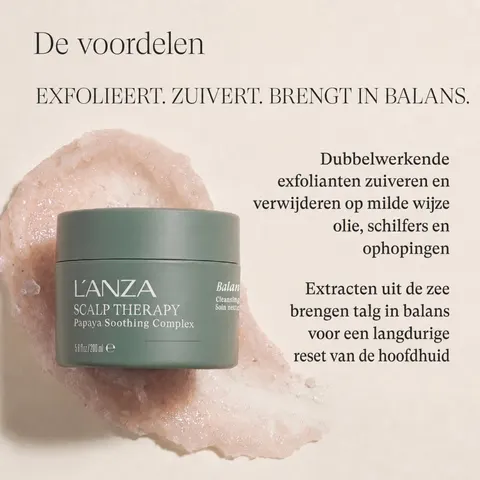 L'anza Scalp Therapy Balancing Scrub 200ml – afbeelding 2