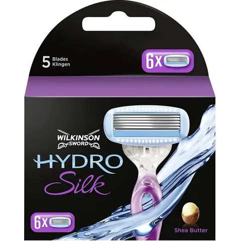 Wilkinson Hydro Silk 6 Scheermesjes - navulling – afbeelding 2