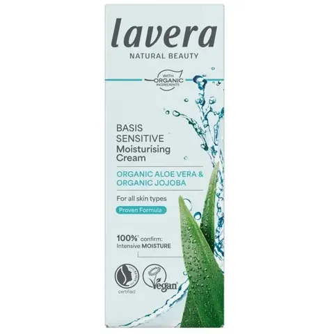 Lavera Basis Sensitive moisturising cream 50 Milliliter – afbeelding 2