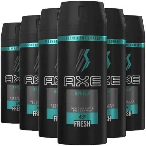 6x Axe Deospray - Apollo 150 ml – afbeelding 2