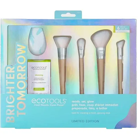 Make-up Borstel set Ecotools Brighter Tomorrow Ready, Set, Glow (5 pcs) – afbeelding 2