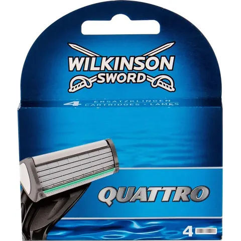 Wilkinson Sword Quattro - 4 stuks - Scheermesjes – afbeelding 2