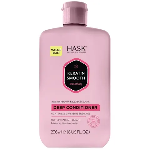 HASK - Keratin Smoothing Deep Conditioner - 236ml – afbeelding 2