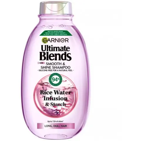 Garnier Ultimate Blends Smooth & Shine Shampoo - 300 ml – afbeelding 3