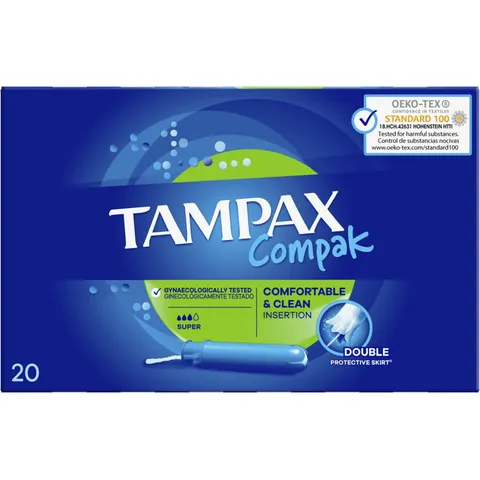 Tampax Tampons Compak Super - 20 stuks – afbeelding 2