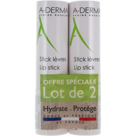 A-DERMA Lip Stick Set van 2 x 4 g – afbeelding 2