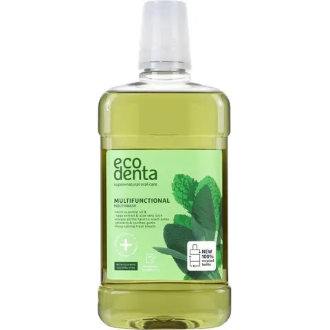 Ecodenta Mondwater multifunctioneel 500 Milliliter – afbeelding 2