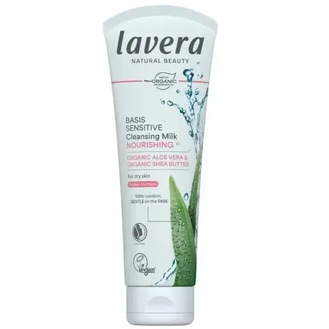 Lavera Basis Sensitive cleansing milk 125 Milliliter – afbeelding 2