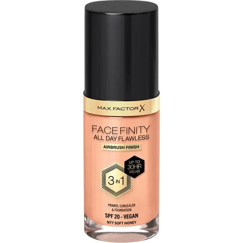 Max Factor Facefinity All Day Flawless Foundation - N77 Soft Honey – afbeelding 2