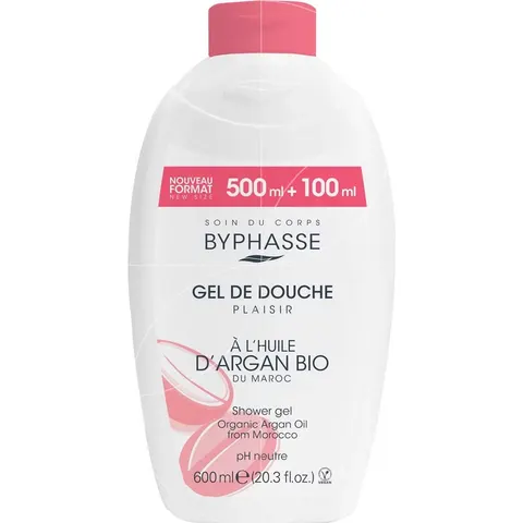 Douchegel Byphasse Plaisir Arganolie 600 ml – afbeelding 2