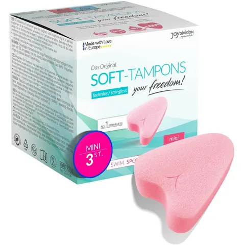 JoyDivision Soft Tampons Mini tampons 3 st – afbeelding 3