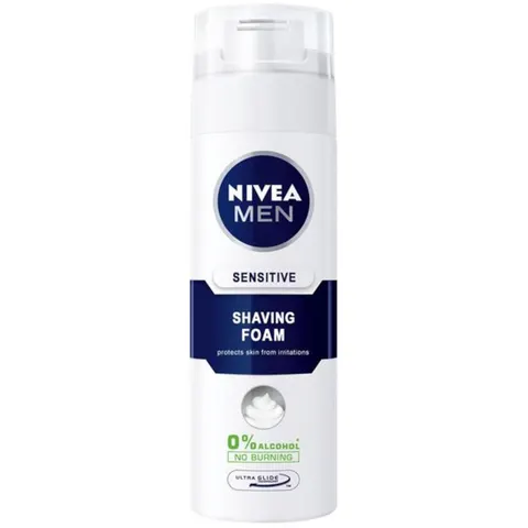Nivea - Shaving Foam Sensitive 200 ml - 200ml – afbeelding 3