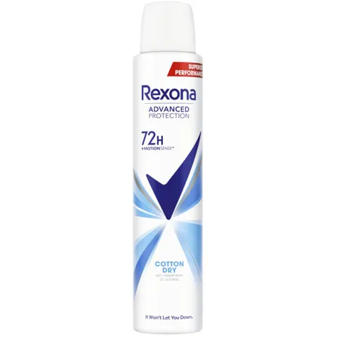 Rexona - Deodorant - Spray - Cotton Dry - 200ml – afbeelding 2