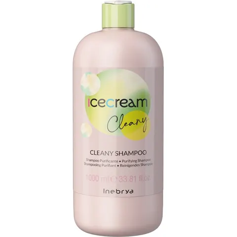 Inebrya Cleany shampoing antipelliculaire pour cuir chevelu sensible 1000 ml – image 3