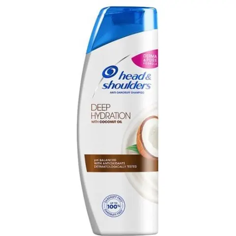 Head & Shoulders Deep Hydration Coconut Anti-Ross Shampoo 400 ml – afbeelding 3