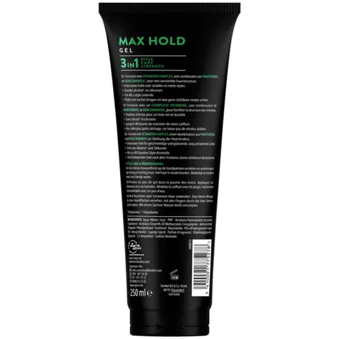 Syoss Max Hold Haargel 250 ml – afbeelding 2