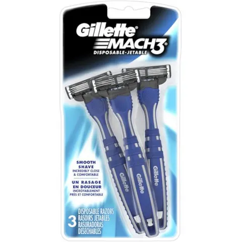 Gillette Mach3 - wegwerpscheermesjes - 3st – afbeelding 2