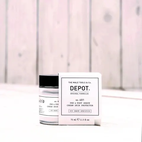 Depot - 401 Pre & Post Shave Cream Skin Protector - 75ml – afbeelding 2